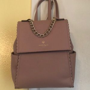 Nanette Lepore Blush Pink Leather Backpack 🎒